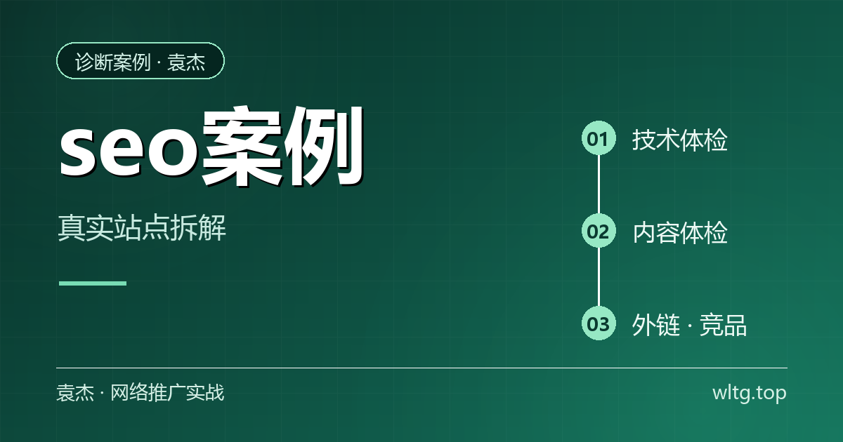 seo案例:行业不同毛病相似