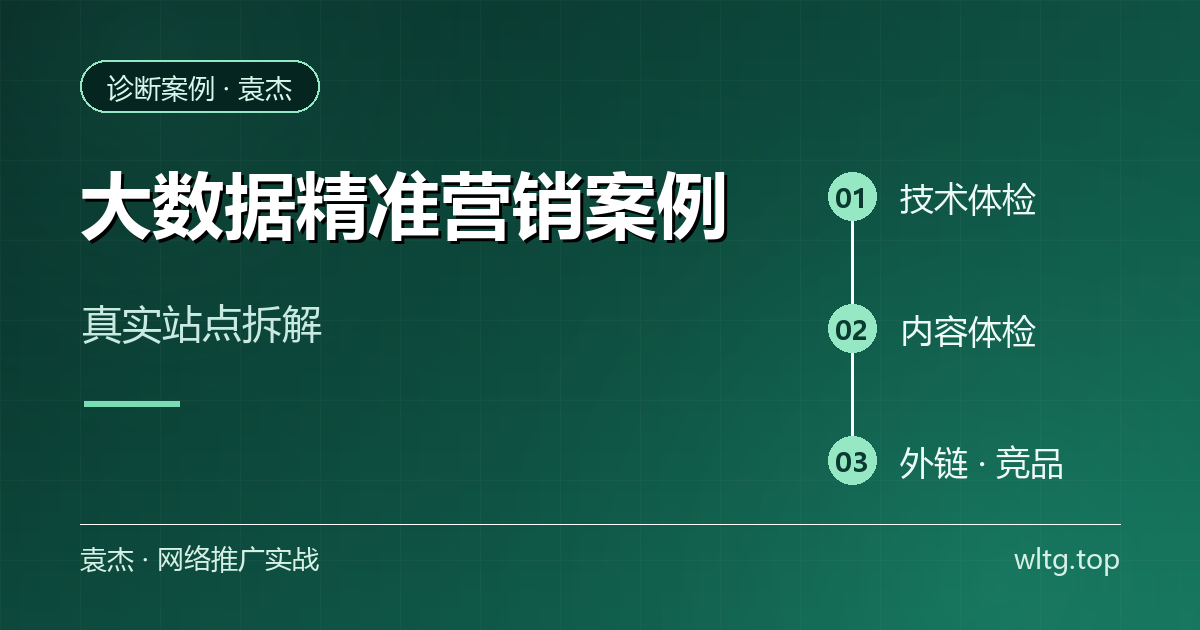 大数据精准营销案例:分层