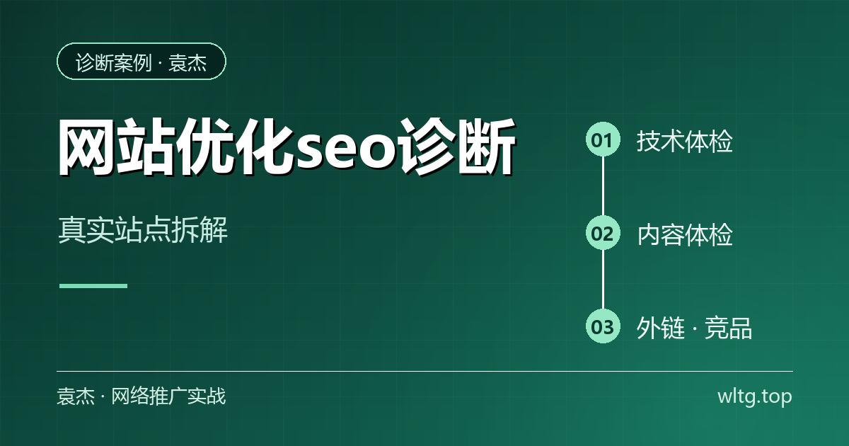网站优化seo诊断