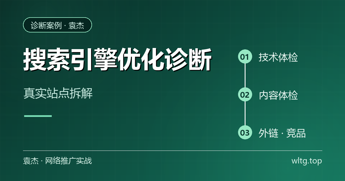 搜索引擎优化诊断