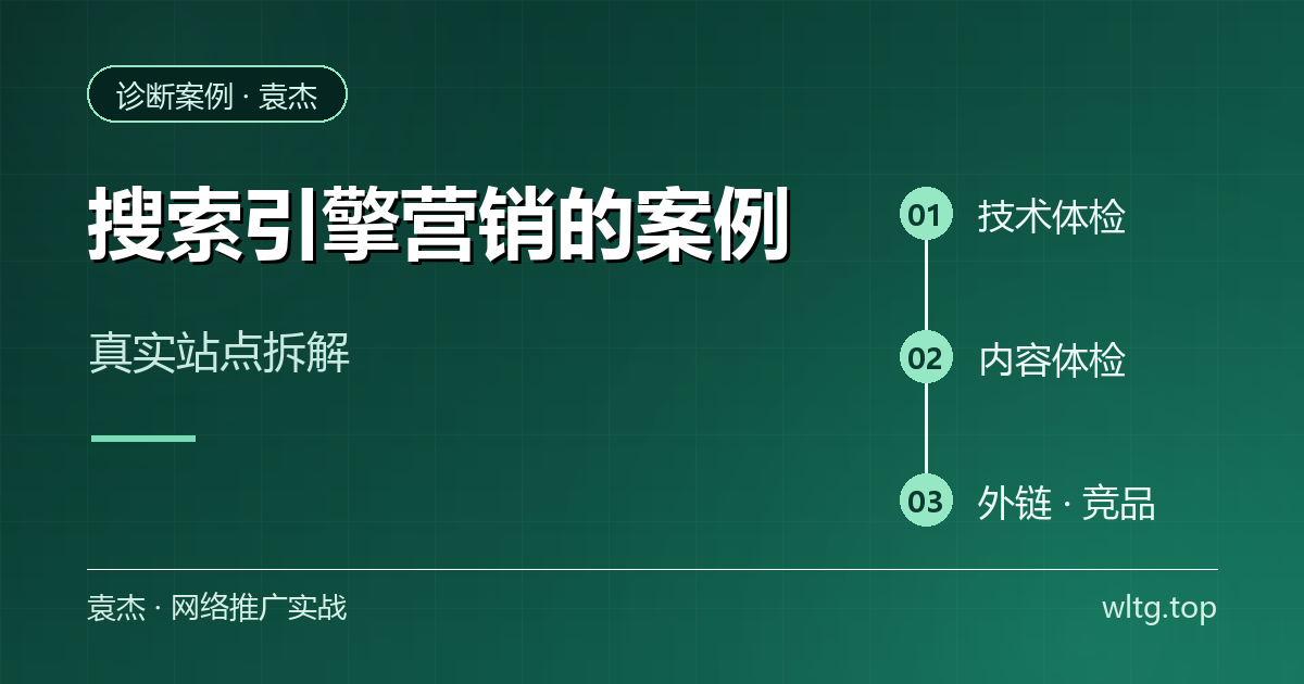 搜索引擎营销的案例