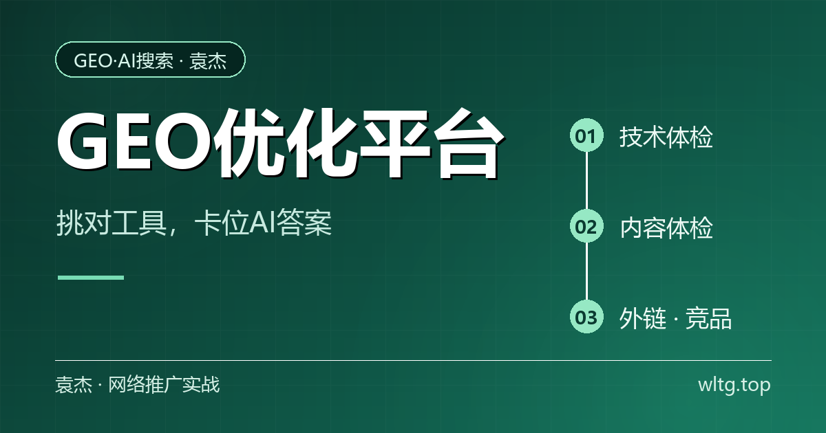 geo优化平台是什么