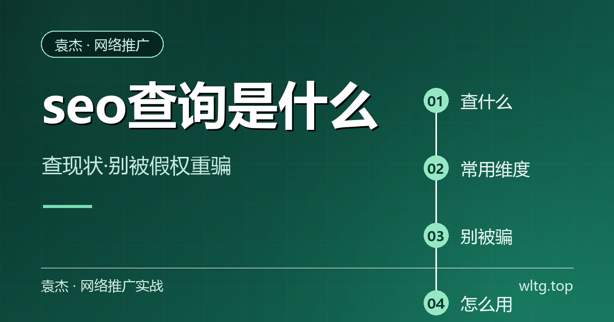 seo查询维度
