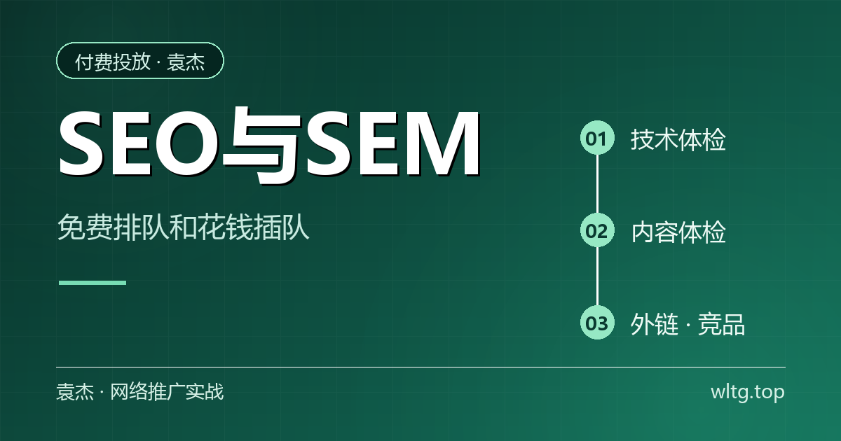 seo sem 是什么关系