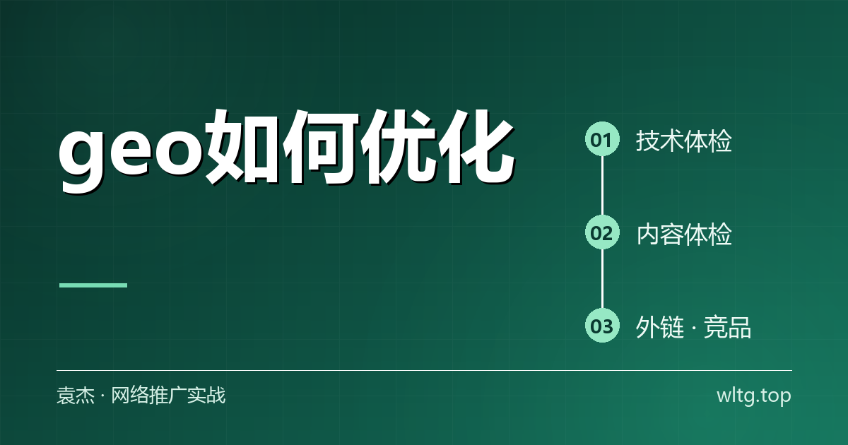 geo如何优化